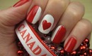 Canada Day Nails