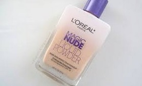 L'oreal magic nude liquid powder review/ follow me around