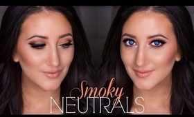 IT Cosmetics Naturally Pretty Palette Tutorial | Neutral Smoky Eye + Winged Liner (Hooded Eyes)