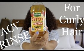 ACV Rinse For Curly Hair