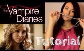 Caroline Forbes (TVD) Inspired Look (collab with Beautytwins124) | TheCameraLiesBeauty