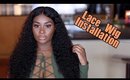 How I Apply My Curly Lace Front Wig! | ChinaLaceWig.com | Makeupd0ll