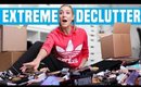 GETTING RID OF HALF MY MAKEUP ... EXTREME MAKEUP DECLUTTER / ORGANIZATION