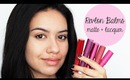 Revlon Matte and Lacquer Balm Swatches