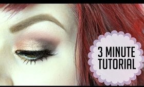 Golden Blue Duochrome Makeup Look |  3 Minute Tutorial