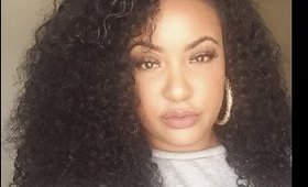 How To Blend Leave Out With A Curly Wig