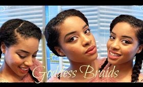 How to Create Goddess Braids With Kinky Straight Clip-Ins