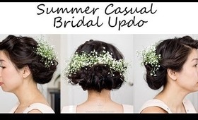 Summer Casual Bridal Updo