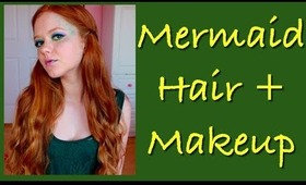 Mermaid Makeup & Hair !