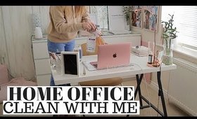 SPRING CLEAN WITH ME 2019 UK -  HOME OFFICE CLEAN