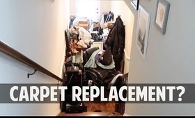 CARPET REPLACED? - vlog