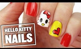 Cute Hello Kitty Nails