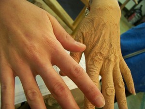 old age hands by Lilly