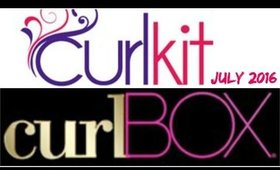 Curlkit vs Curlbox July 2016 plus GIVEAWAY!