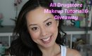 Drugstore Makeup Tutorial & GIVEAWAY (details in description box)