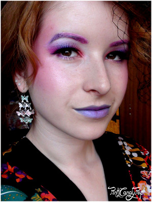 The Hunger Games - Effie Trinket inspired make up