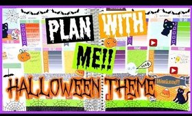 PLAN WITH ME | HALLOWEEN THEME!!