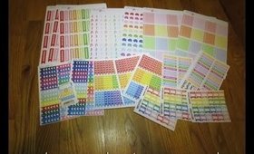 Etsy Planner Stickers Haul! Libbie & Co, TwoKraftyChicks, Oh Hello Emma