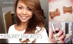 January Favorites '13 ~ HK, Kate Spade, iPhone 5 Apps, Sally Hansen, OPI