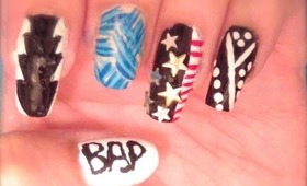 Kpoppin' Nails: B.A.P - Coffee Shop MV Nail Art Tutorial