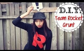 DIY ✂ Last Minute Halloween Costume TEAM ROCKET GRUNT | enchantelle