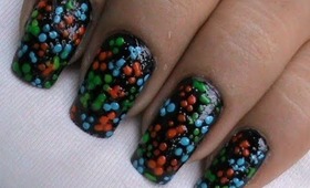 Very Easy Nail Art Design Tutorial nail polish For Beginners To Do At Home on long nails