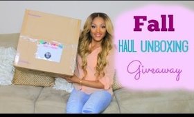 Fall Haul/Unboxing + Giveaway