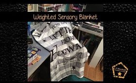 Making a weighted sensory blanket DIY