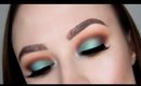 Turquoise Smokey Eye Makeup Tutorial