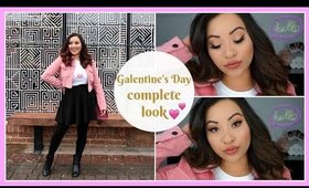 Galentine's Day Get Ready With Me | Makeup & Outfit