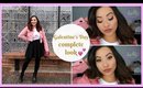 Galentine's Day Get Ready With Me | Makeup & Outfit