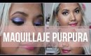 Maquillaje para la noche en color púrpura - Kathy Gámez