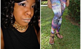 Galaxy OOTD | Galaxy Snapback & Leggings!