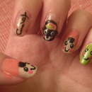 Sushi nails... First try :) 