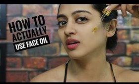 Face Oil -  5 Face Oil For Glowing Skin Tips || How to Use Face oil on Dry Skin