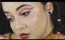 Glitter cut crease & Metallic lips makeup tutorial ft. Morphe x Kathleenlights palette