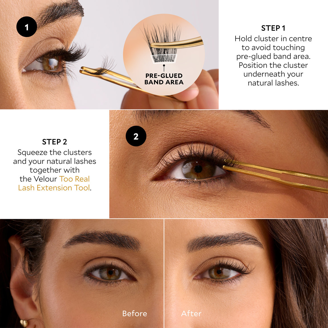 Velour Beauty Velour Xtensions Self-Stick Lash Kit | Beautylish