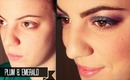Demi Lovato Inspired Make Up Tutorial (X Factor) - Plum & Emerald