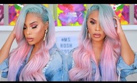 EASY WATER COLOR  OMBRE HAIR | COTTON CANDY PASTEL HAIR