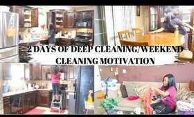 2 DAYS OF DEEP CLEANING//WEEKEND MOTIVATION//SPEED CLEANING 2019