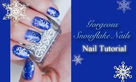 Gorgeous Snowflake Nails