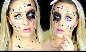 Cracked Doll Makeup Tutorial | Possessed Porcelain Doll