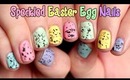 Speckled Easter Egg Nail Art Tutorial