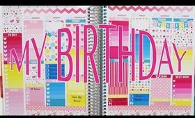 Birthday Plan with Me \\ Erin Condren Vertical