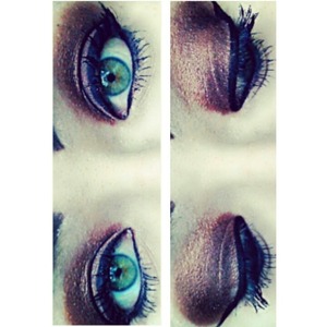 Maybelline big eyes mascara and Eye Studio color tattoo pure pigment in Improper Copper.