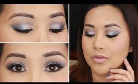 Blue & Silver Smokey Eye | FromBrainsToBeauty