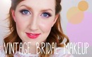Vintage Style Bridal Makeup