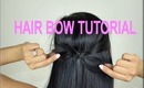 ✿ BACK TO SCHOOL SIMPLE HAIR BOW TUTORIAL! ✿