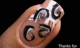 Funky n elegant - EASY Nail Designs for Beginners- nail design short nails- home nail art tutorial