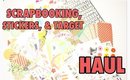 STATIONERY HAUL: Scrapbooking, Stickers, Target (Ft. TheResetGirl, TheActofCraft, Pipsticks)